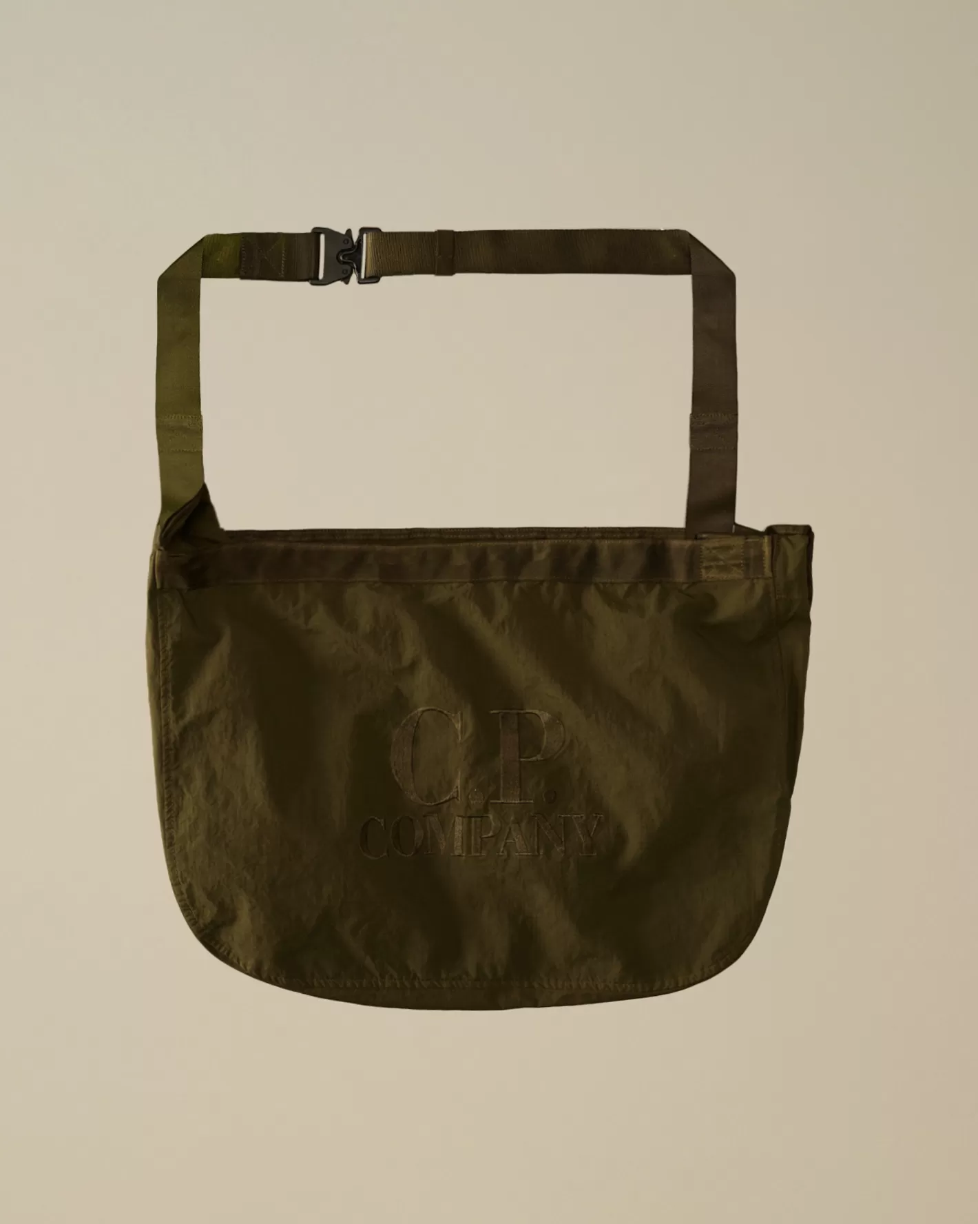 C.P. Company Backpacks & Waistbag^Plain Paper Touch Logo Handbag Ivy Green