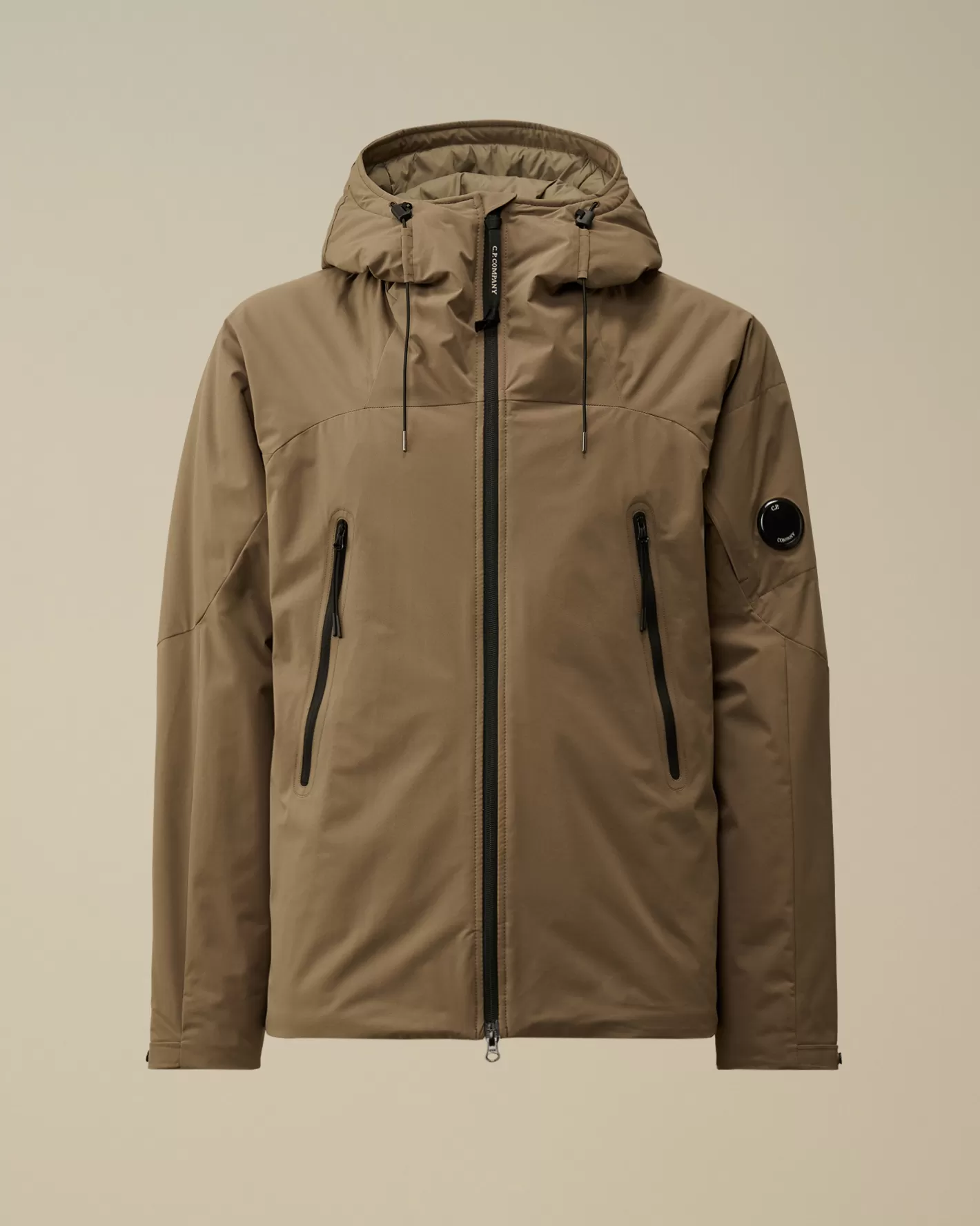 C.P. Company Jacket & Coats^Pro-Tek Hooded Padded Jacket Walnut – Beige