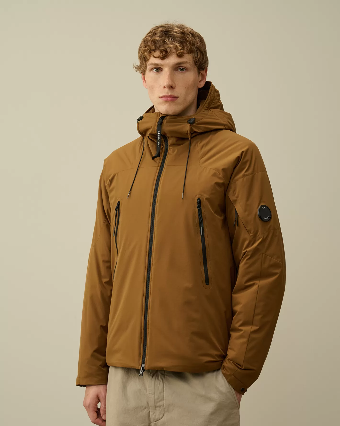 C.P. Company Jacket & Coats^Pro-Tek Hooded Padded Jacket Toffee – Beige