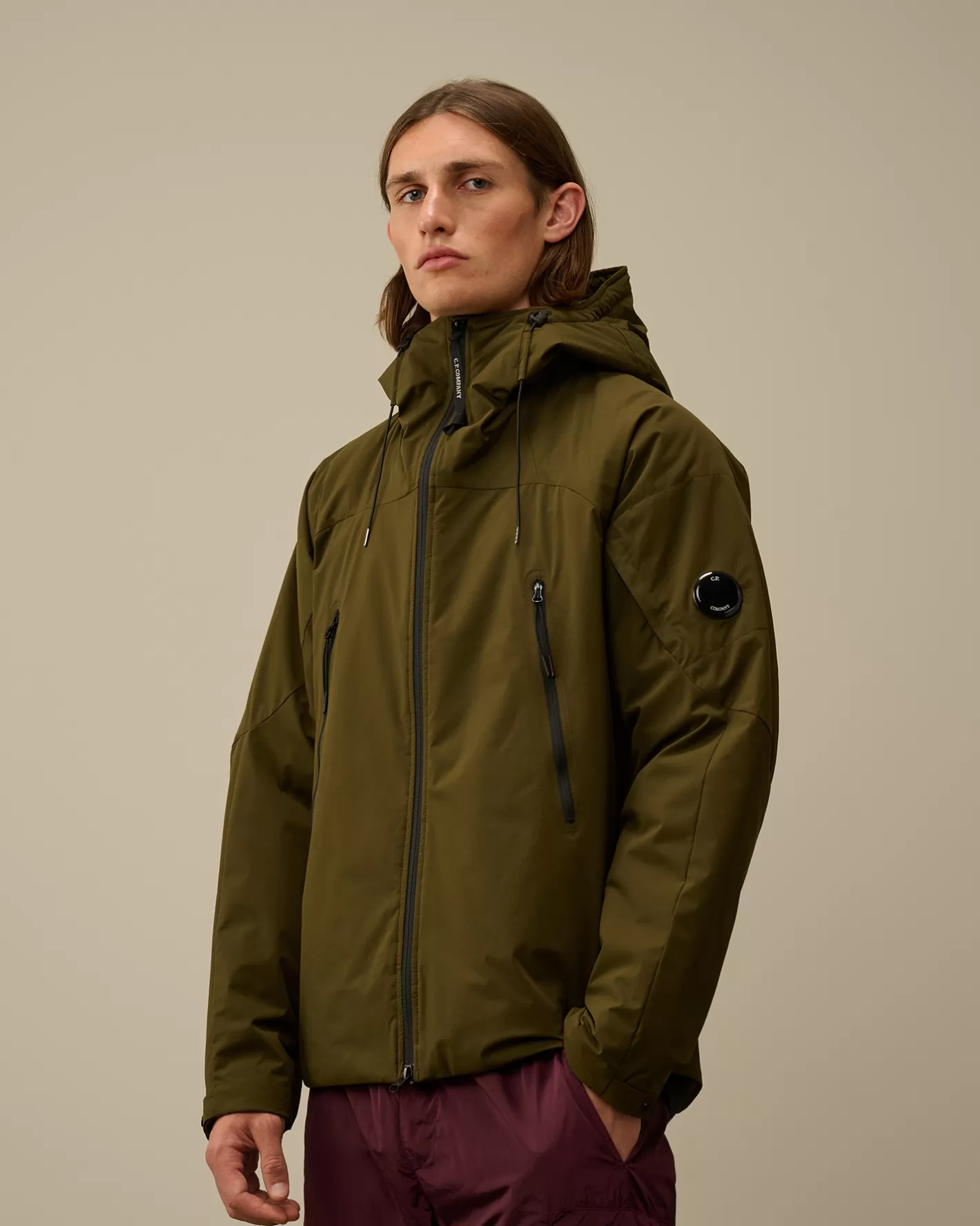 C.P. Company Jacket & Coats^Pro-Tek Hooded Padded Jacket Ivy Green