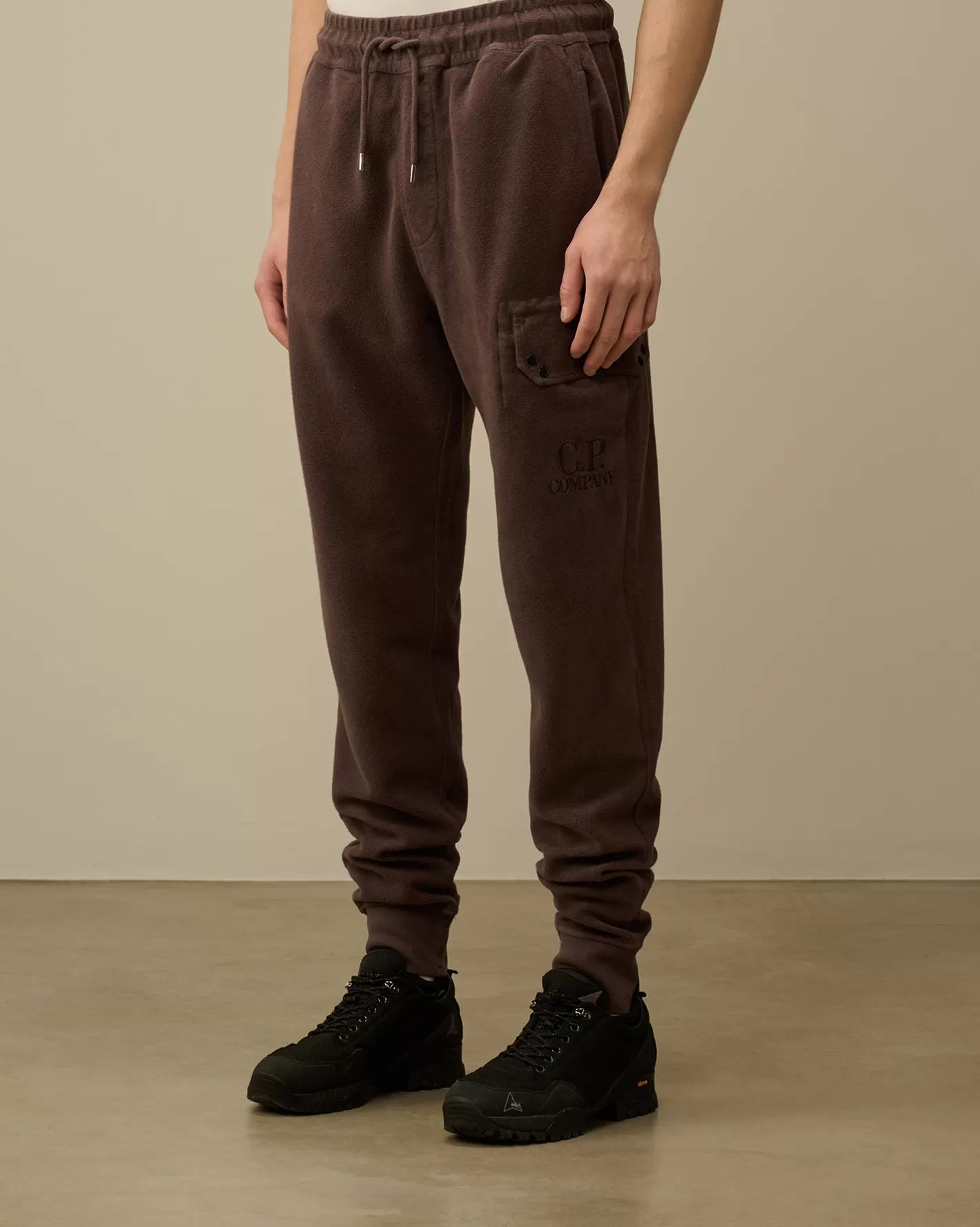 C.P. Company Tracksuits & Shorts^Reverse Brushed & Emerized Diagonal Fleece Sweatpants Boulevard – Violet