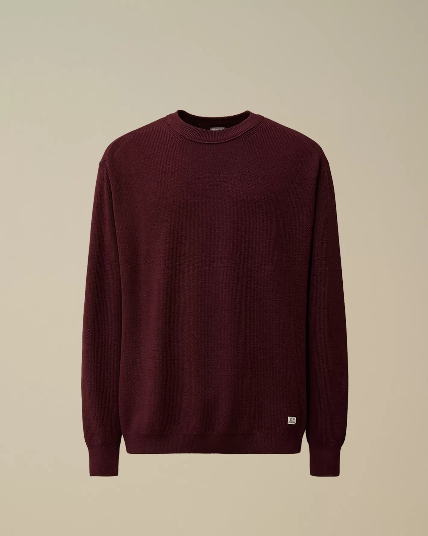 C.P. Company Jumpers^Re-Wool Crewneck Knit Potent Purple