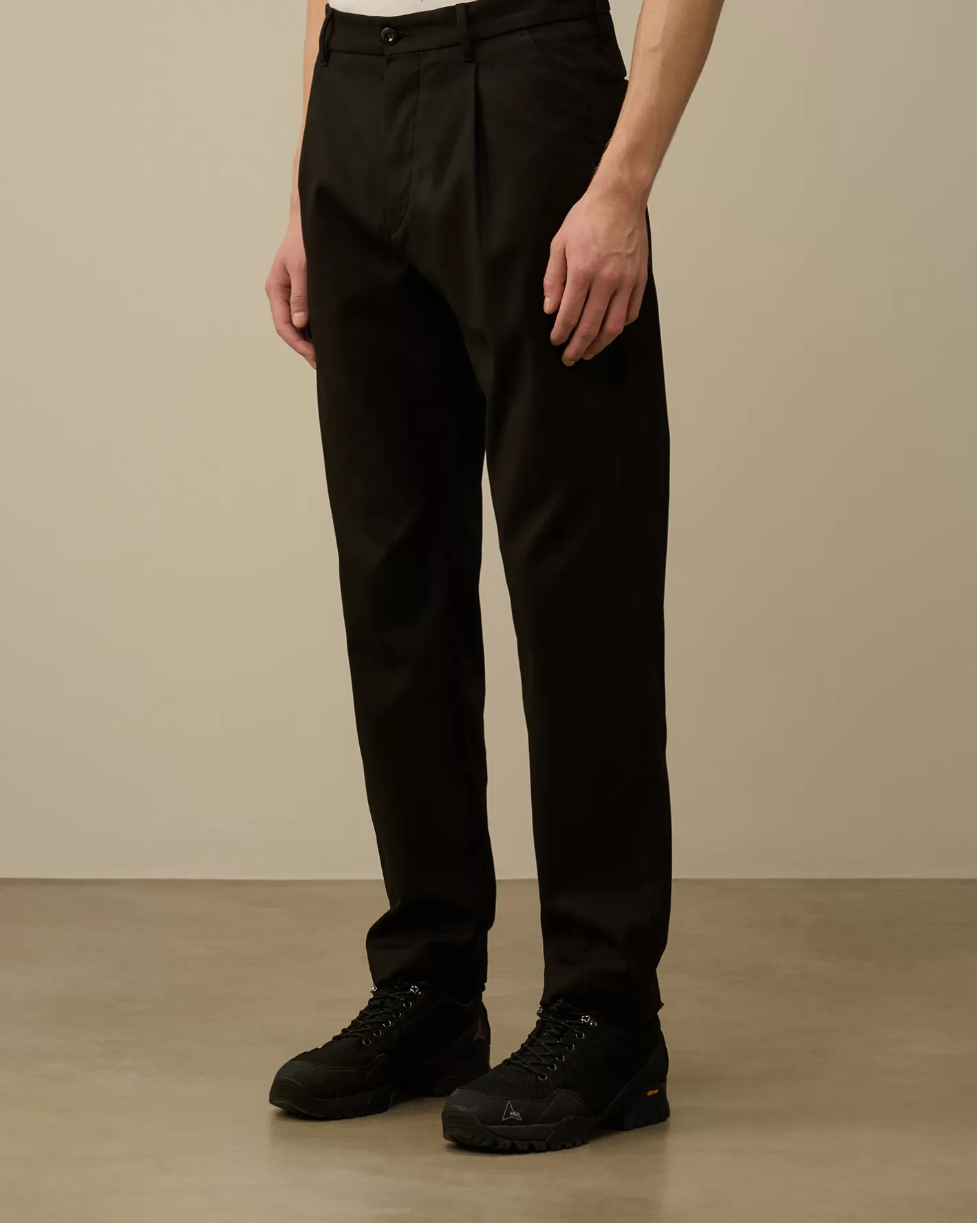 C.P. Company Trousers^Superior Structure Stretch Loose Pants Black