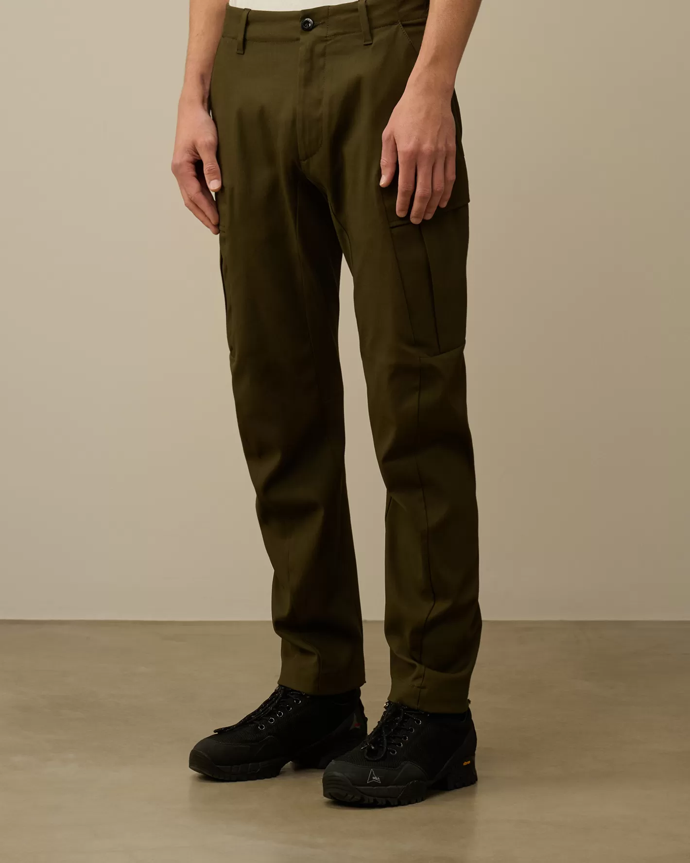 C.P. Company Trousers^Superior Structure Stretch Regular Cargo Pants Ivy Green