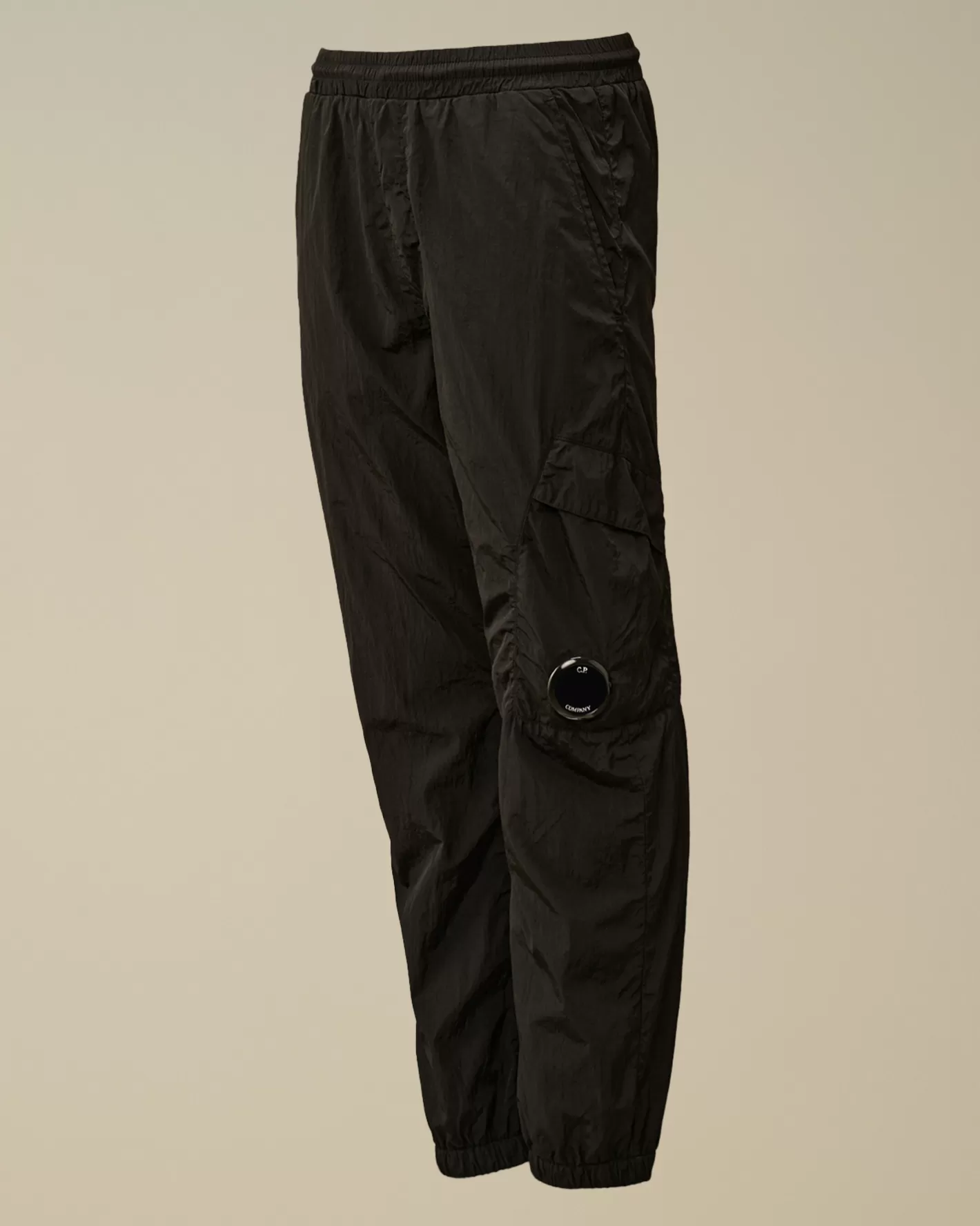 C.P. Company Clothing 10-14^U16 Chrome-R Cargo Lens Pants Black